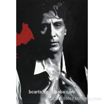 Famous Movie star oil painting , pop painting for wholesaling